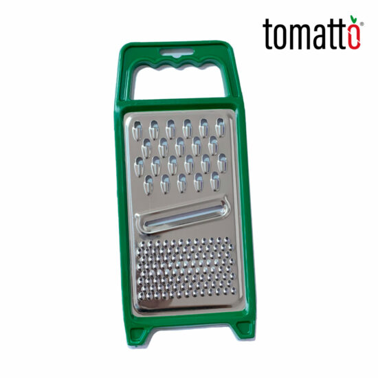 Rallador Minerva Multifunción de Acero Inoxidable Marca Italiana Tomatto