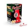 Rallador universal rojo con recipiente marca italiana rigamonti
