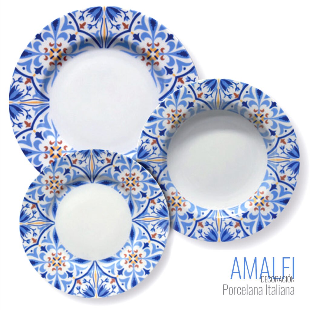 Piatto Amalfi In Ceramica 20x12,5 Cm - Stile Mediterraneo Per Aperitivi E Contorni - Foto 5