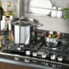Set Vanitosa Cacerolas, ollas y tapas de acero inoxidable marca tognana