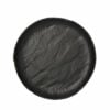 Plato Plano de Porcelana 26cm Vulcania Black Tognana Profesional
