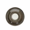 Plato de Té de Porcelana Gris 15cm B-Rush Tognana