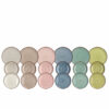 Set de Platos de cerámica gres 18 Pzs Urban Pastel Tognana
