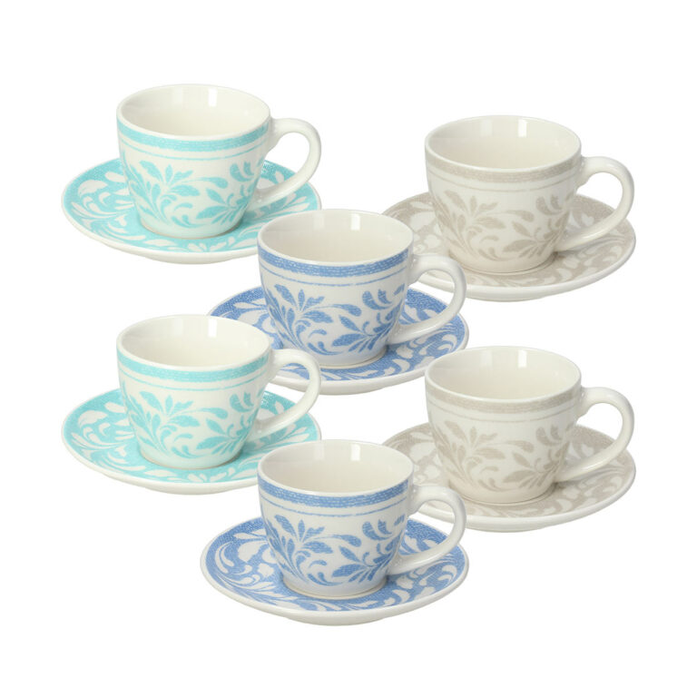 Coffee Colors: set di 4 tazze da caffè espresso