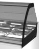 Vitrina caliente de baño maria twist ITALPROGET mobiliario con estilo italiano