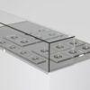 Vitrina refrigerada para Topping OMNIA ITALPROGET mobiliario con estilo italiano
