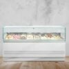 Vitrina para helados cometa ITALPROGET mobiliario con estilo italiano heladería